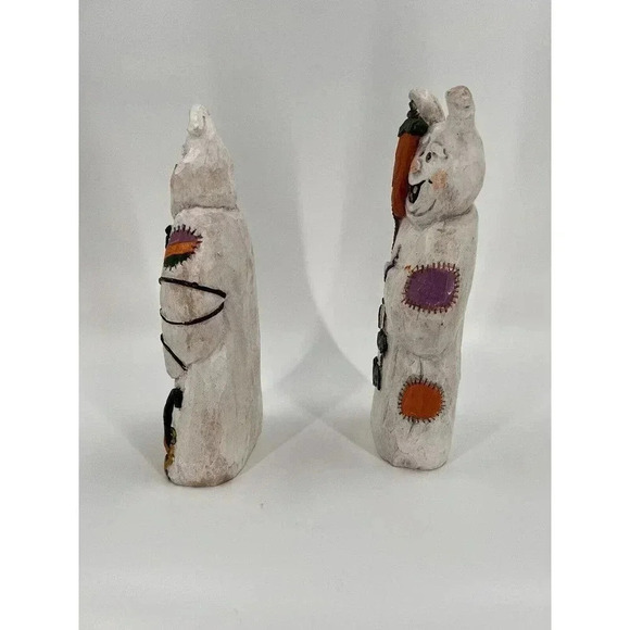 (2) Joelson Industries 1997 Resin Ghosts 10" x 3.25" Halloween Pumpkin, Cat, Bat - Picture 5 of 10